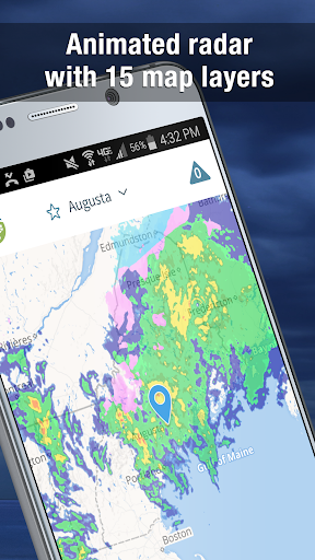اسکرین شات 5 برنامه Weather Widget by WeatherBug: Alerts & Forecast