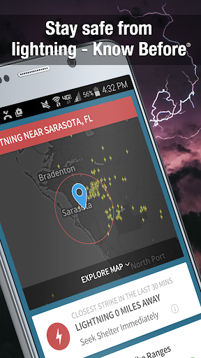 اسکرین شات 6 برنامه Weather Widget by WeatherBug: Alerts & Forecast