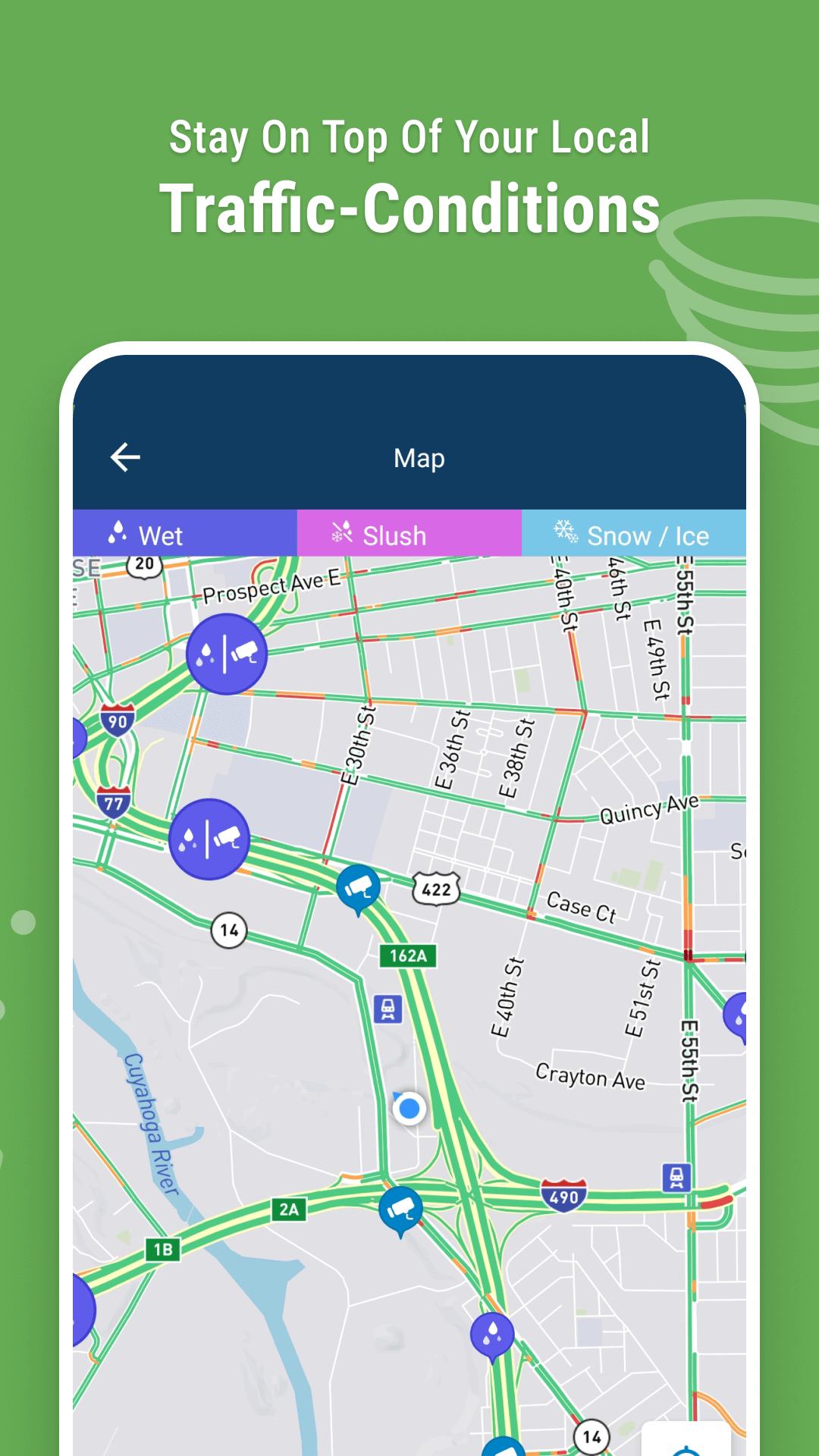 اسکرین شات 8 برنامه Weather Radar by WeatherBug