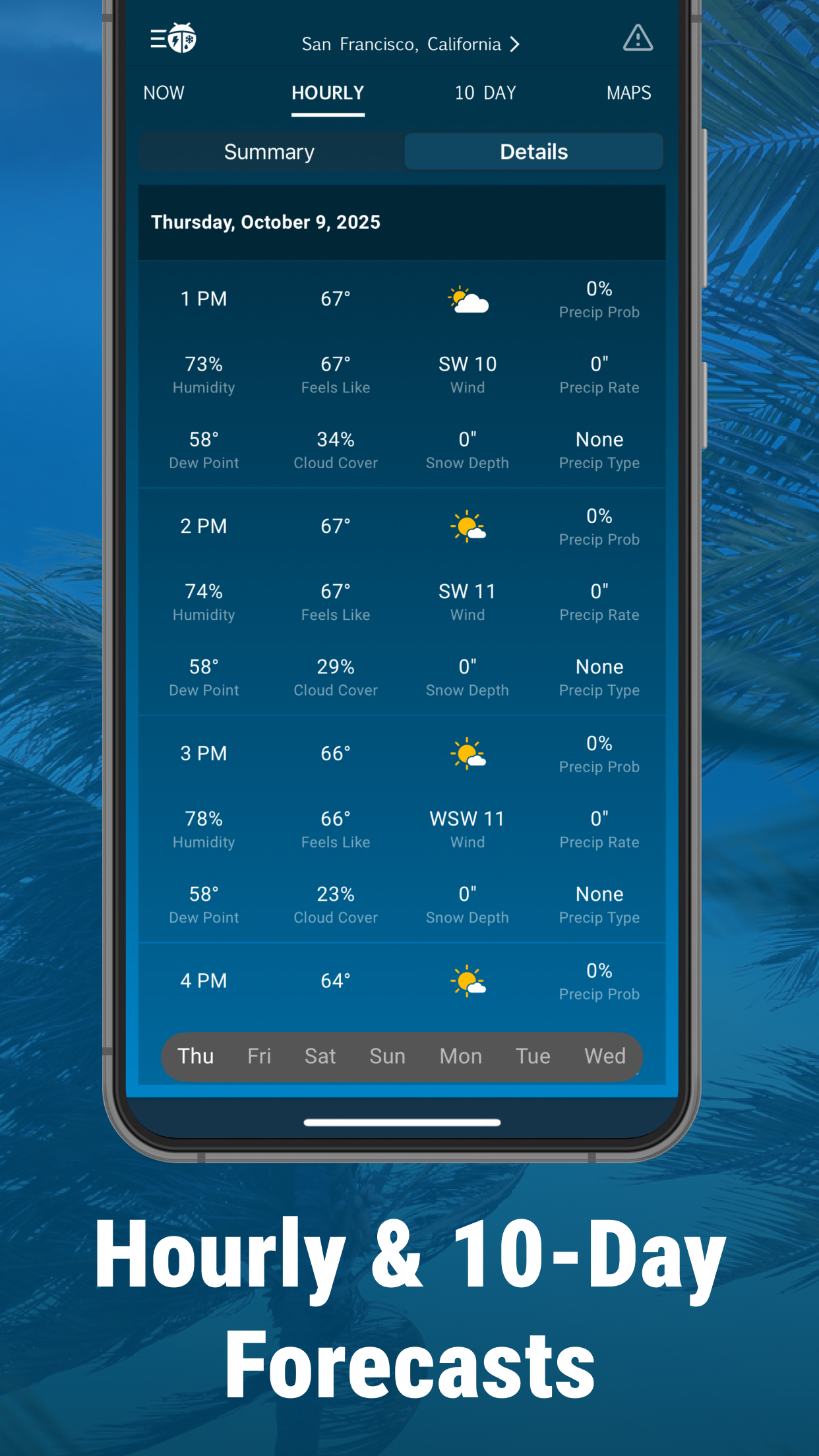 اسکرین شات 3 برنامه WeatherBug: Weather Forecast