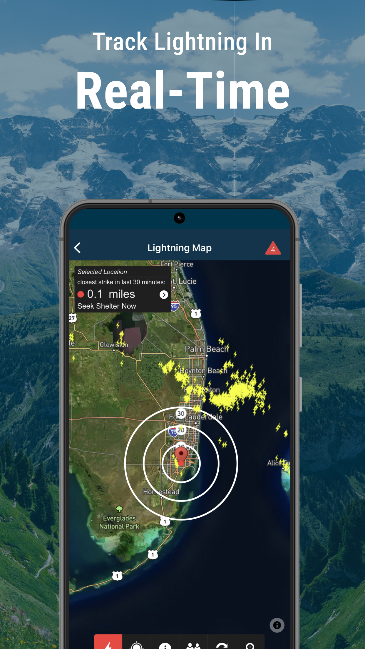اسکرین شات 3 برنامه WeatherBug: Weather Forecast