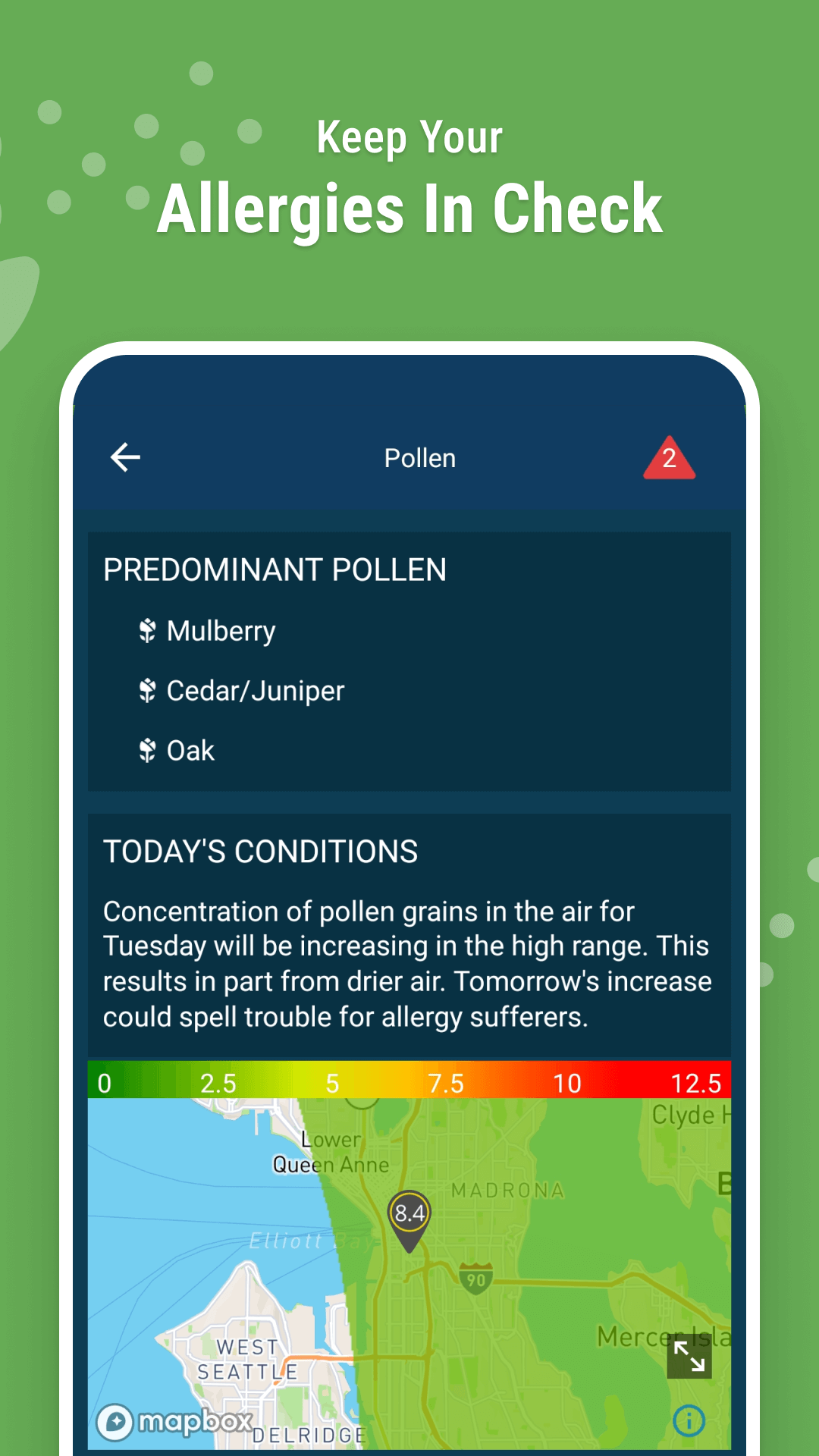 اسکرین شات 5 برنامه Weather Radar by WeatherBug