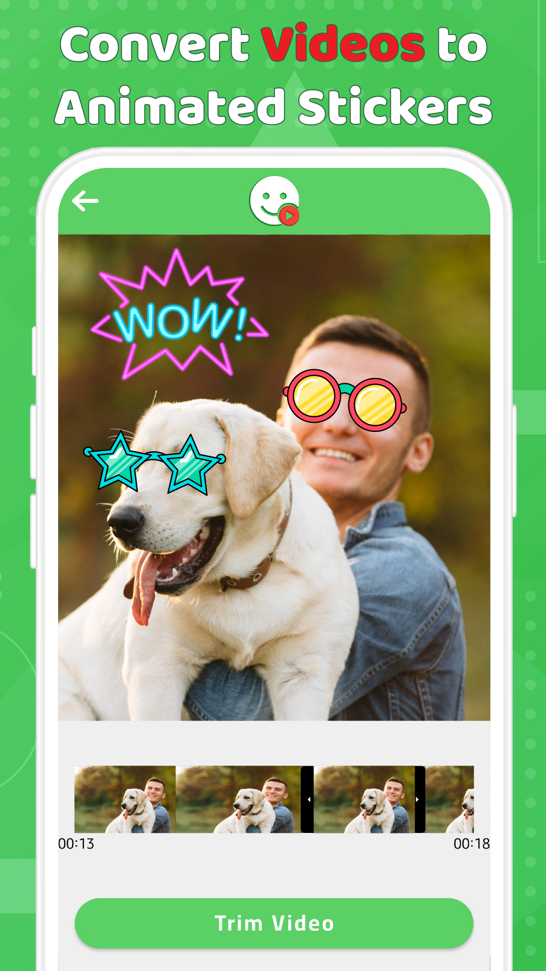 اسکرین شات 1 برنامه WASticker Animated Stickers