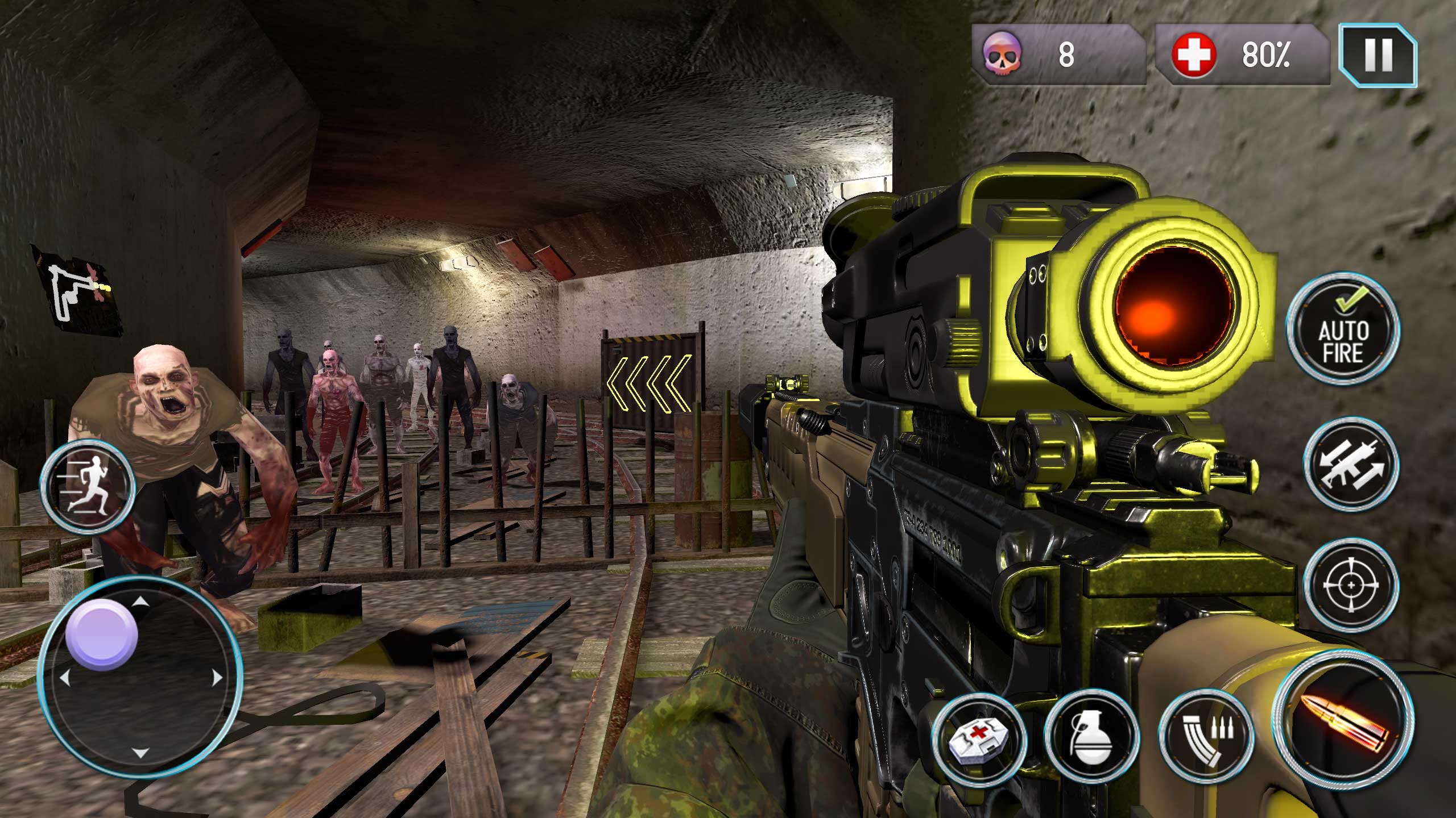 اسکرین شات 3 بازی Dead Survivor Zombie Outbreak