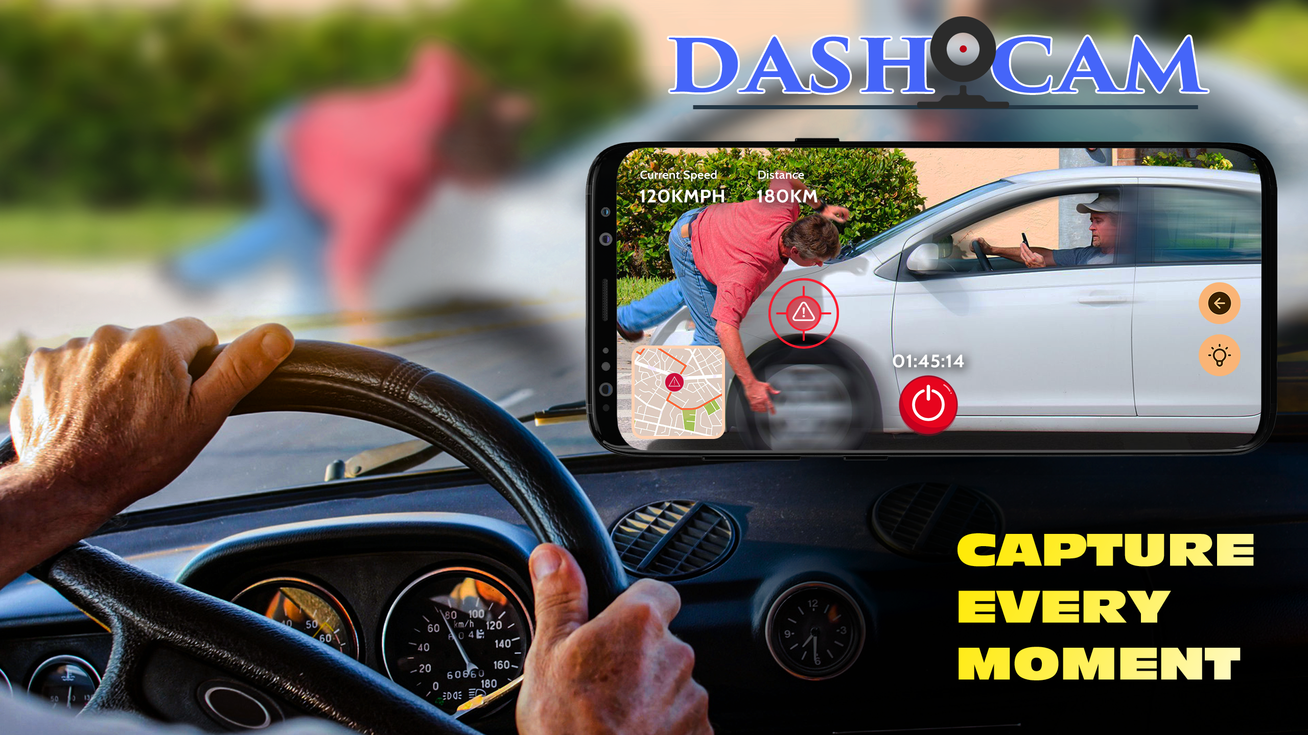 اسکرین شات 1 برنامه Speedometer Dash Cam Car Video