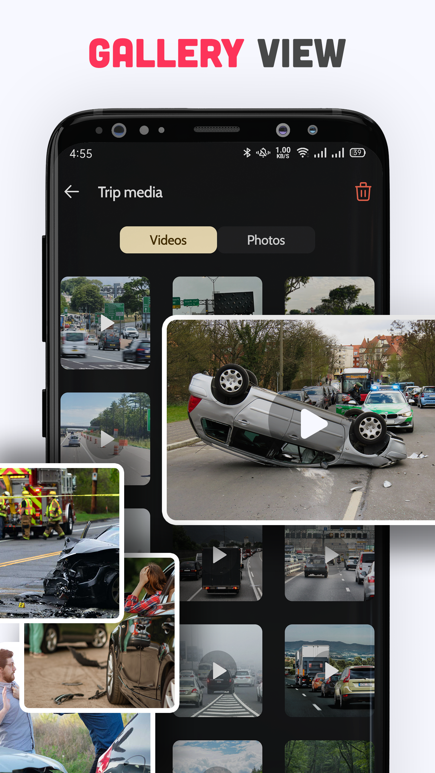 اسکرین شات 3 برنامه Speedometer Dash Cam Car Video