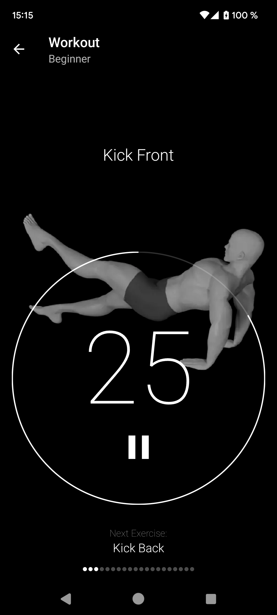 اسکرین شات 3 برنامه Pilates in 30 Days