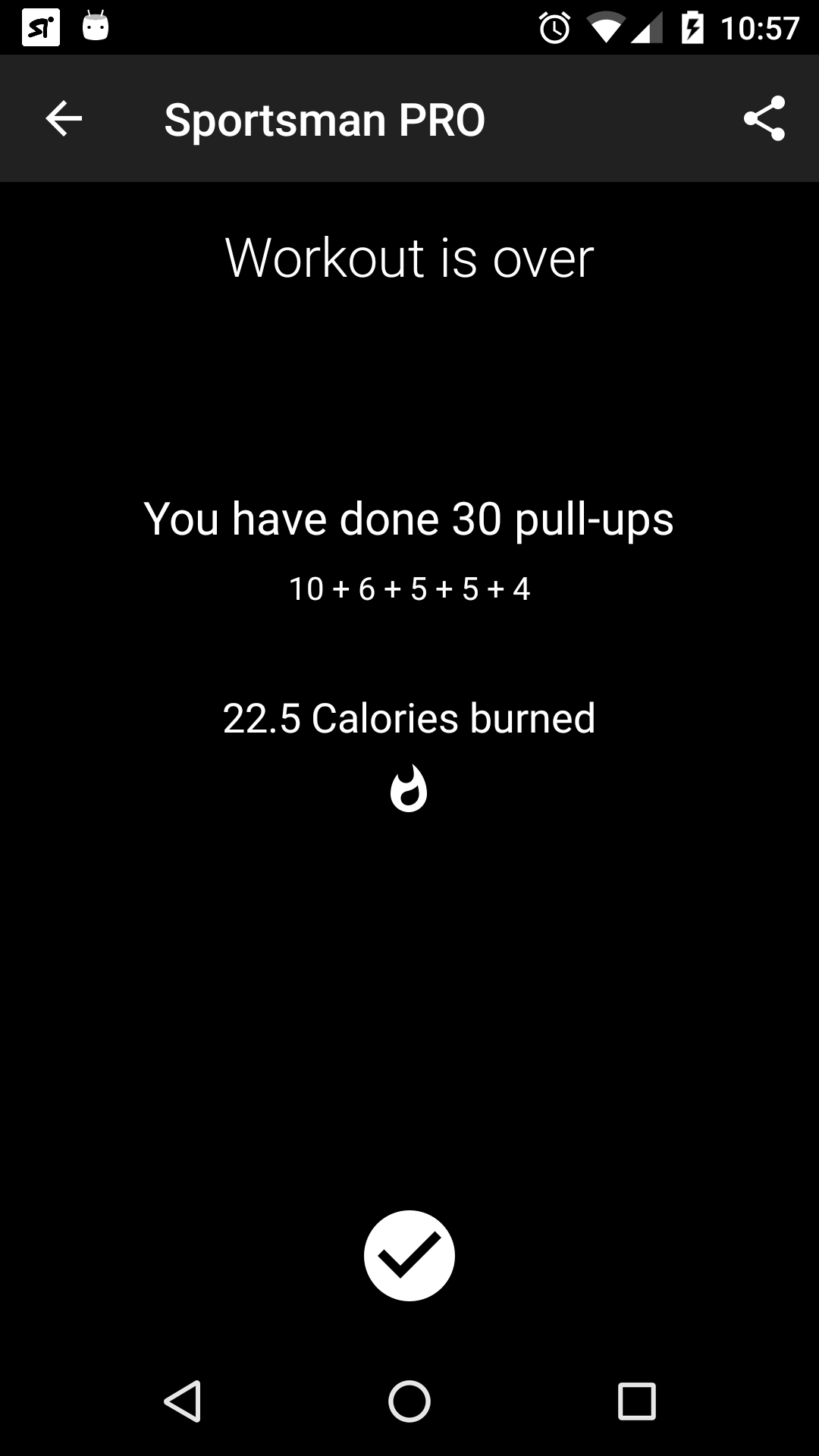 اسکرین شات 5 برنامه Bodyweight Workout at Home