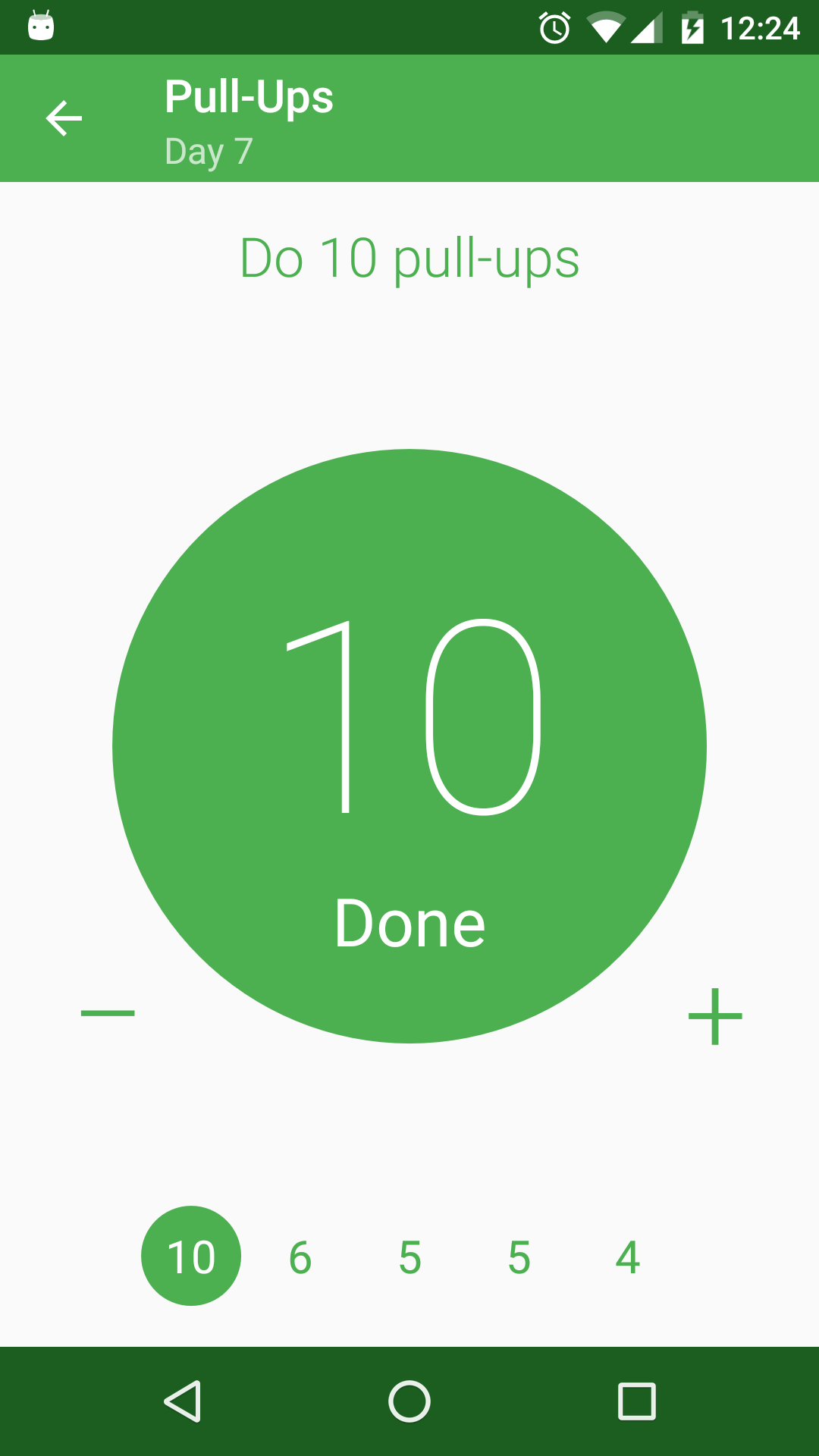 اسکرین شات 3 برنامه Bodyweight Workout at Home