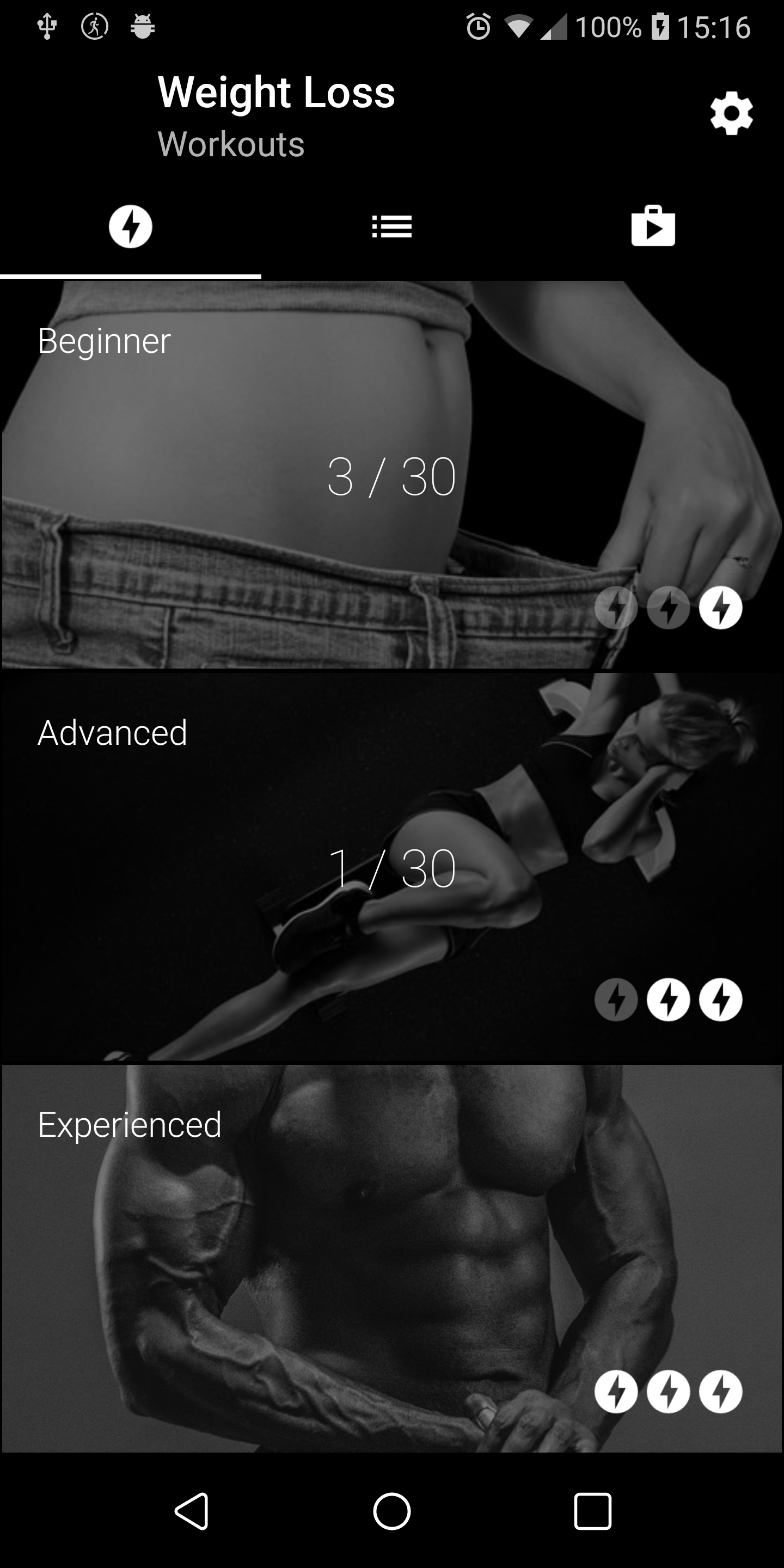 اسکرین شات 2 برنامه Lose Weight at Home in 30 Days