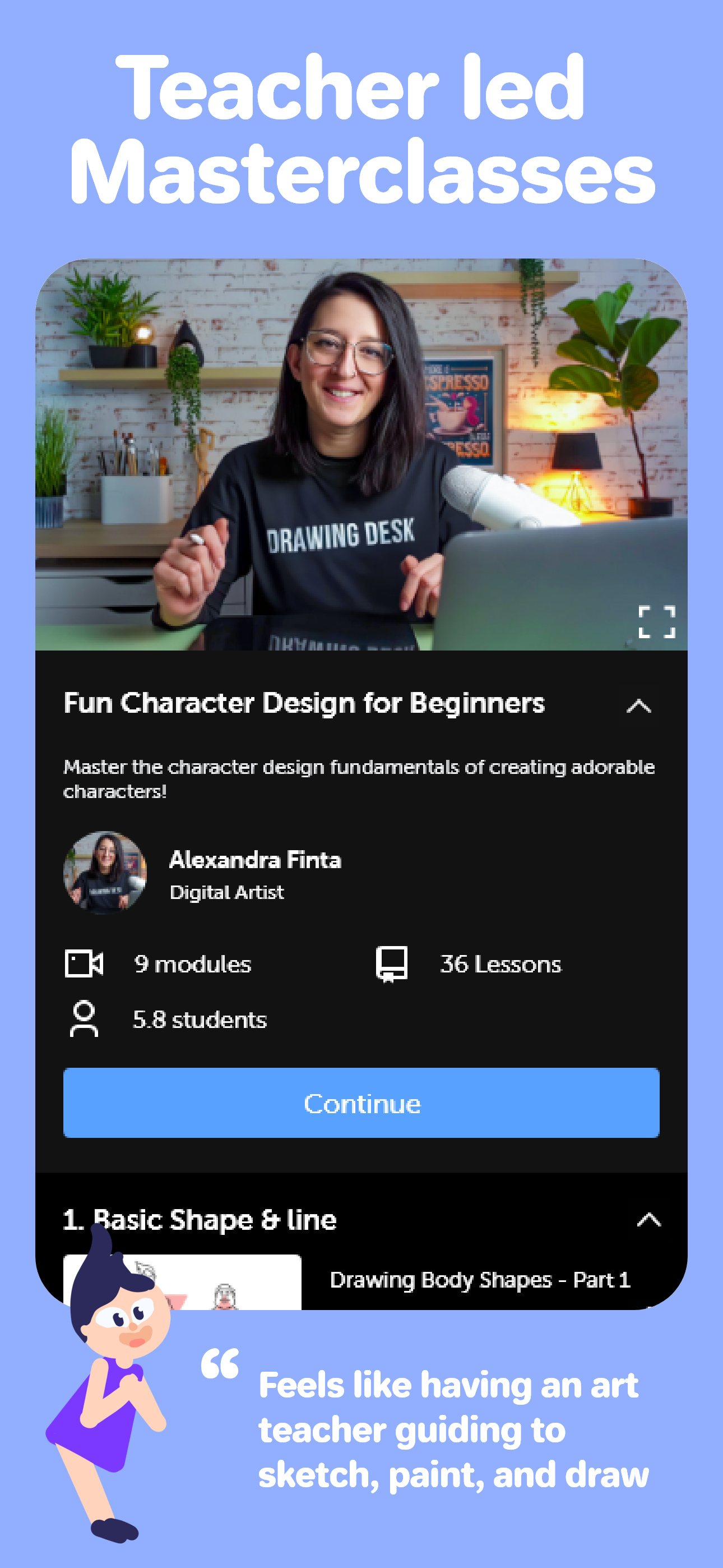 اسکرین شات 7 برنامه Drawing Desk: Learn to Draw