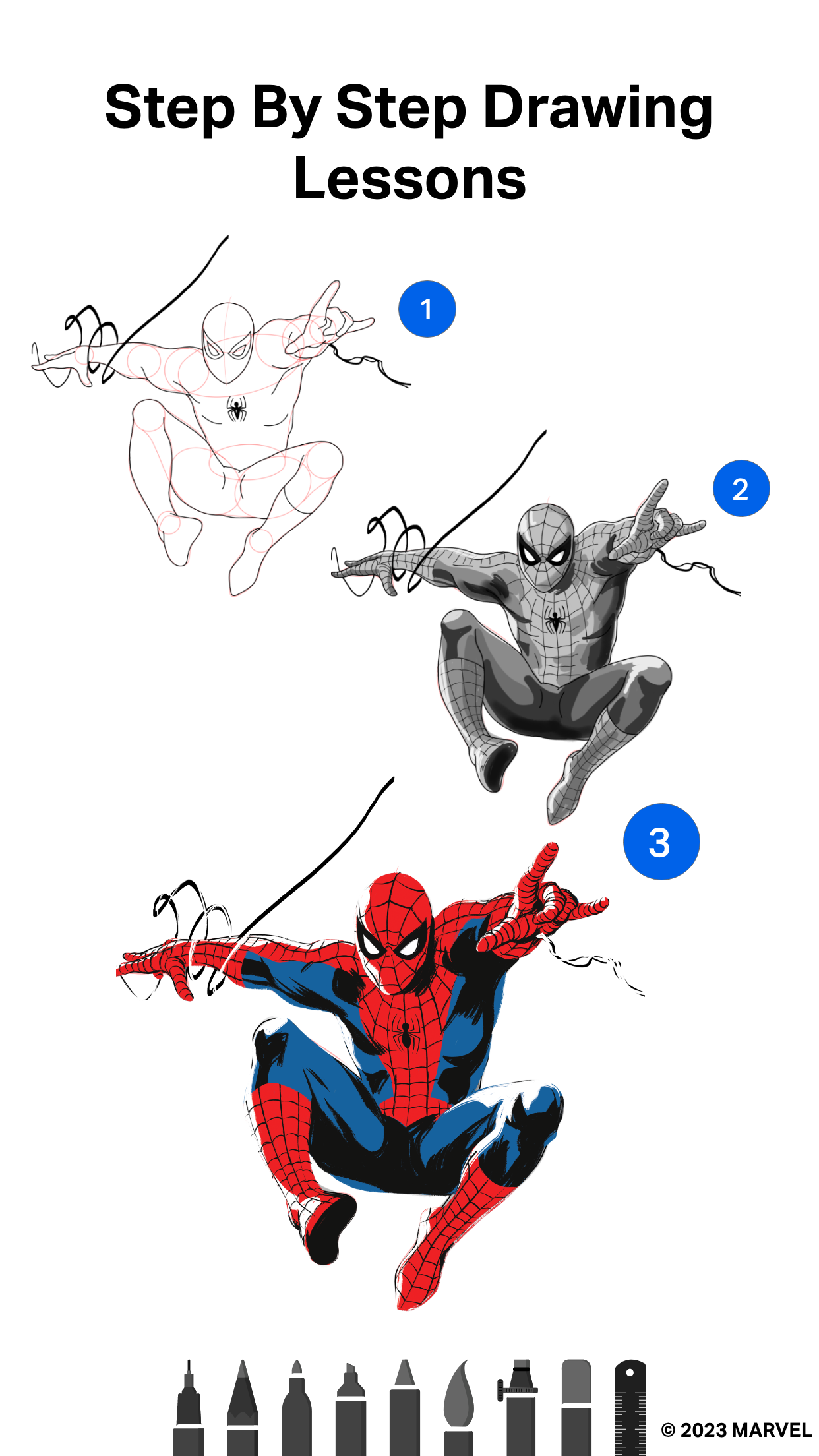 اسکرین شات 3 برنامه Drawing Desk: Learn to Draw