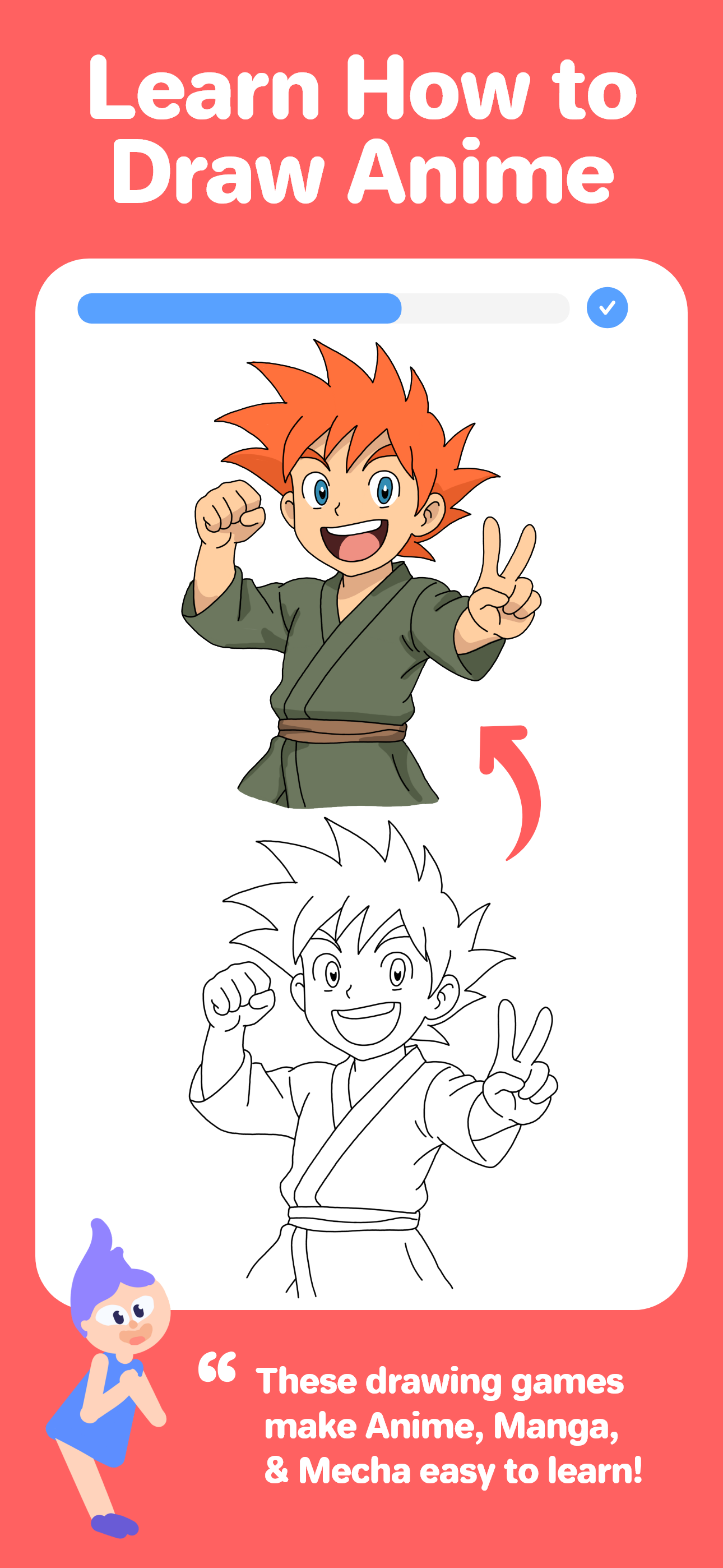 اسکرین شات 5 برنامه Drawing Desk: Learn to Draw