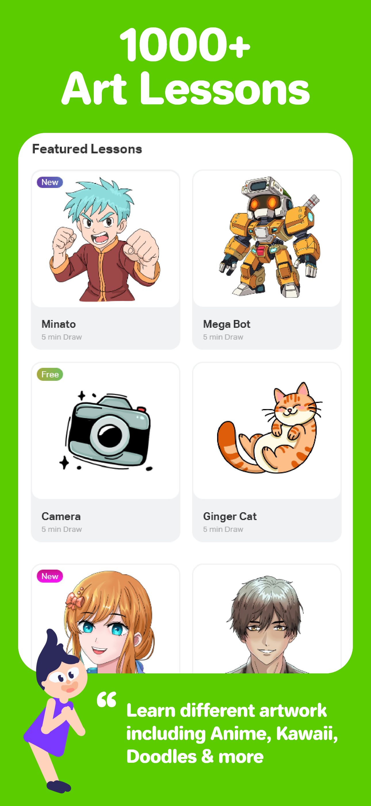 اسکرین شات 3 برنامه Drawing Desk: Learn to Draw