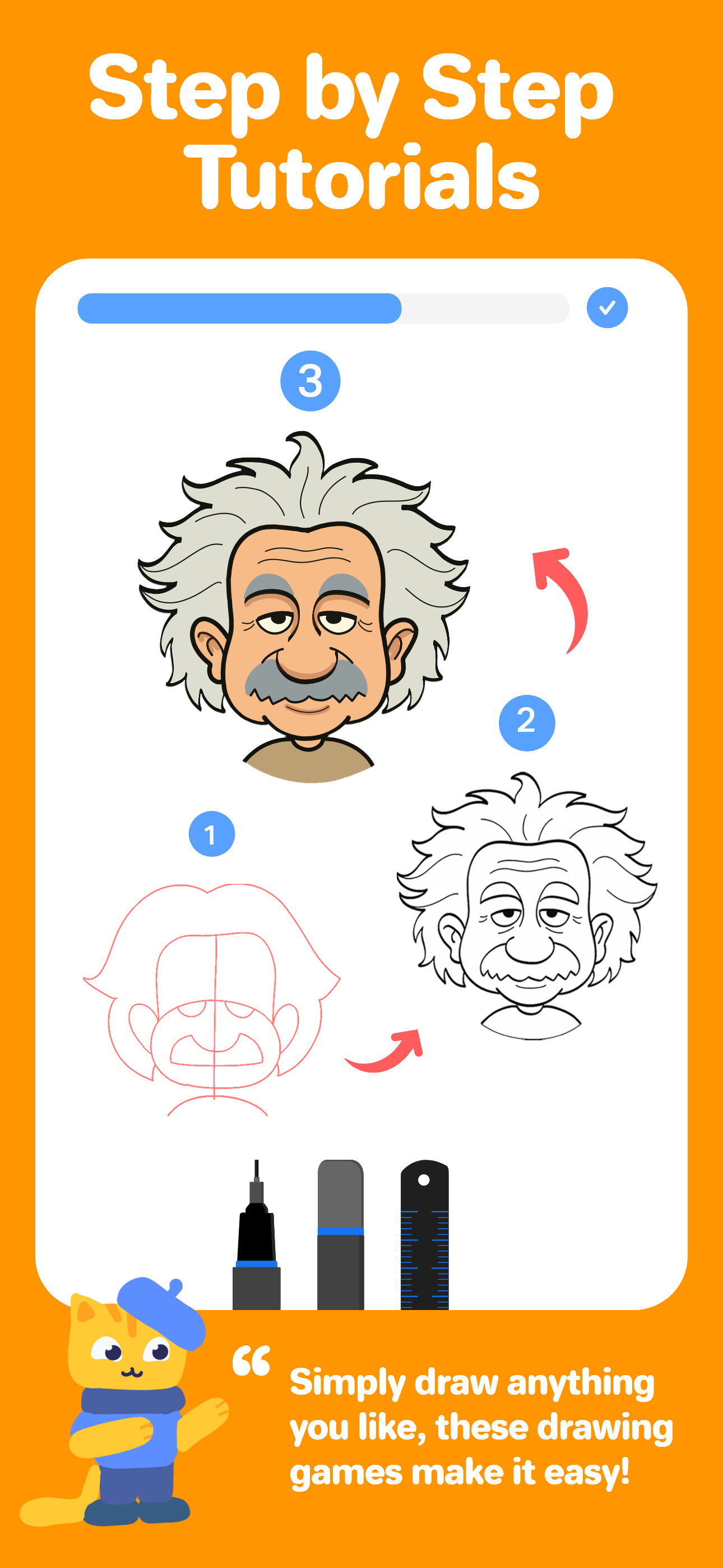 اسکرین شات 4 برنامه Drawing Desk: Learn to Draw