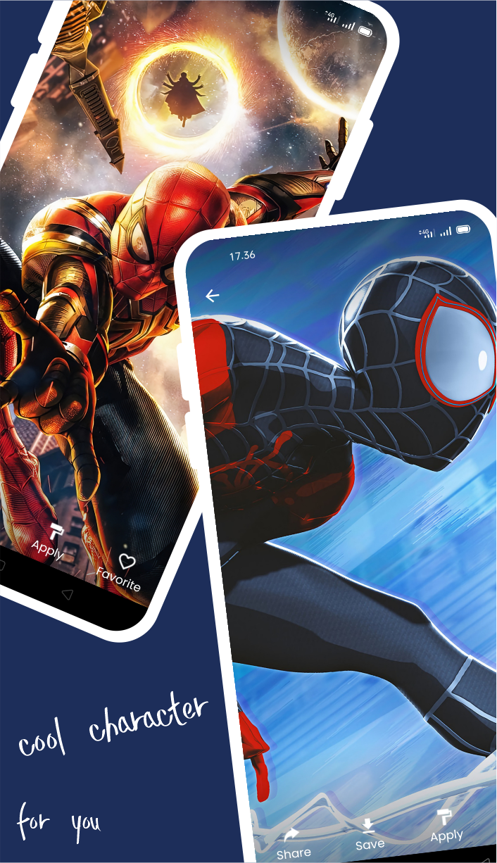 اسکرین شات 2 برنامه Spider-Man Hero Wallpaper 4K