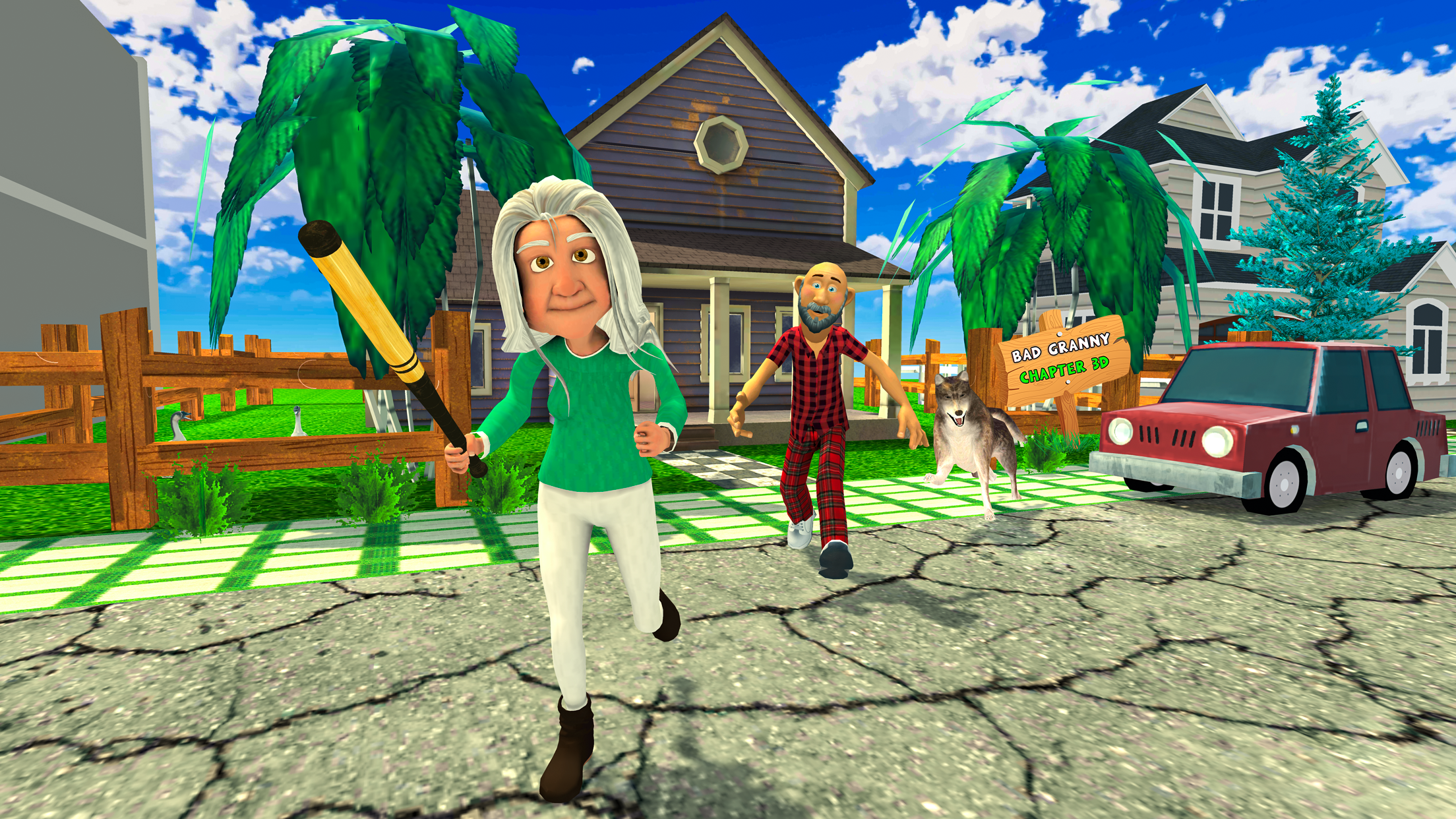 اسکرین شات 1 بازی Scary Bad Granny Neighbor Game