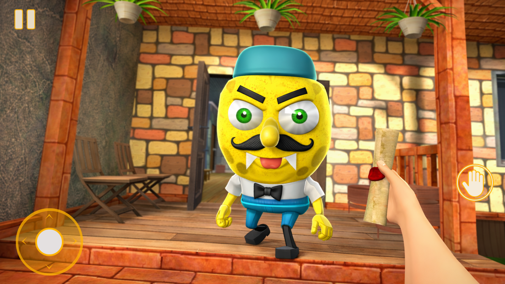 اسکرین شات 2 بازی Scary Neighbor Sponge: Secret