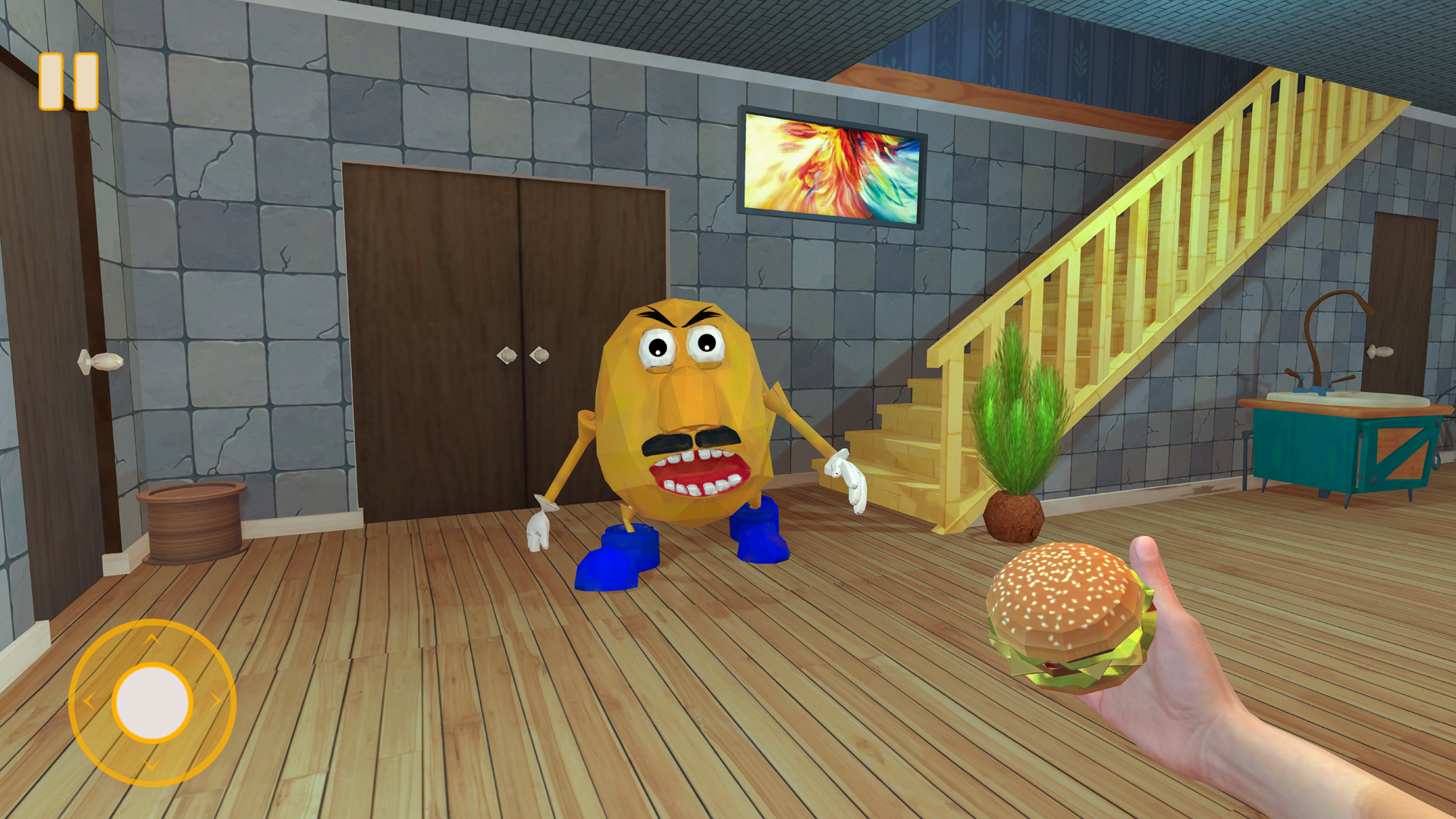 اسکرین شات 1 بازی Scary Angry Spongey Neighbor