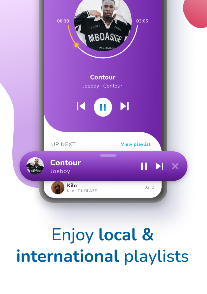 اسکرین شات 2 برنامه Ayoba - Chat.Games.News.Music