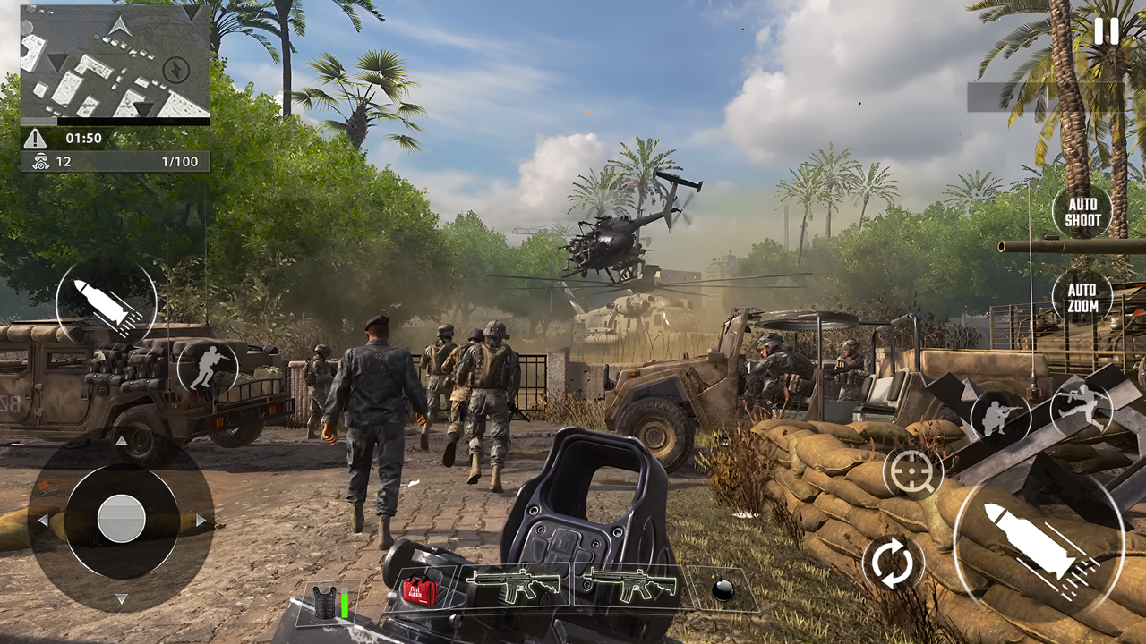 اسکرین شات 2 بازی Commando 3D Gun Shooting Games