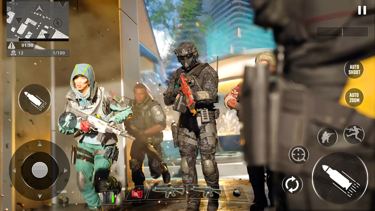 اسکرین شات 7 بازی Commando 3D Gun Shooting Games