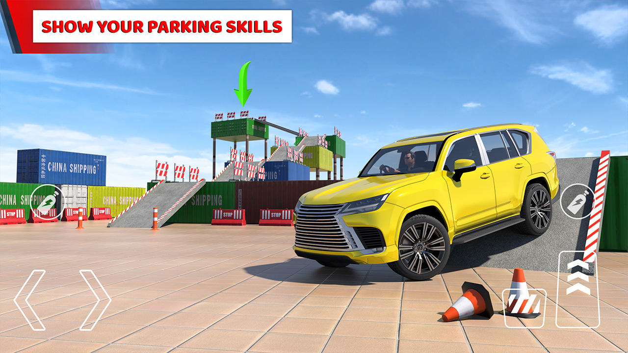 اسکرین شات 5 بازی Advance Car Parking Jeep Games