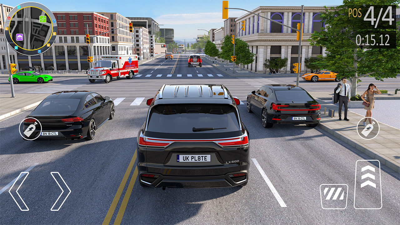 اسکرین شات 1 بازی Advance Car Parking Jeep Games