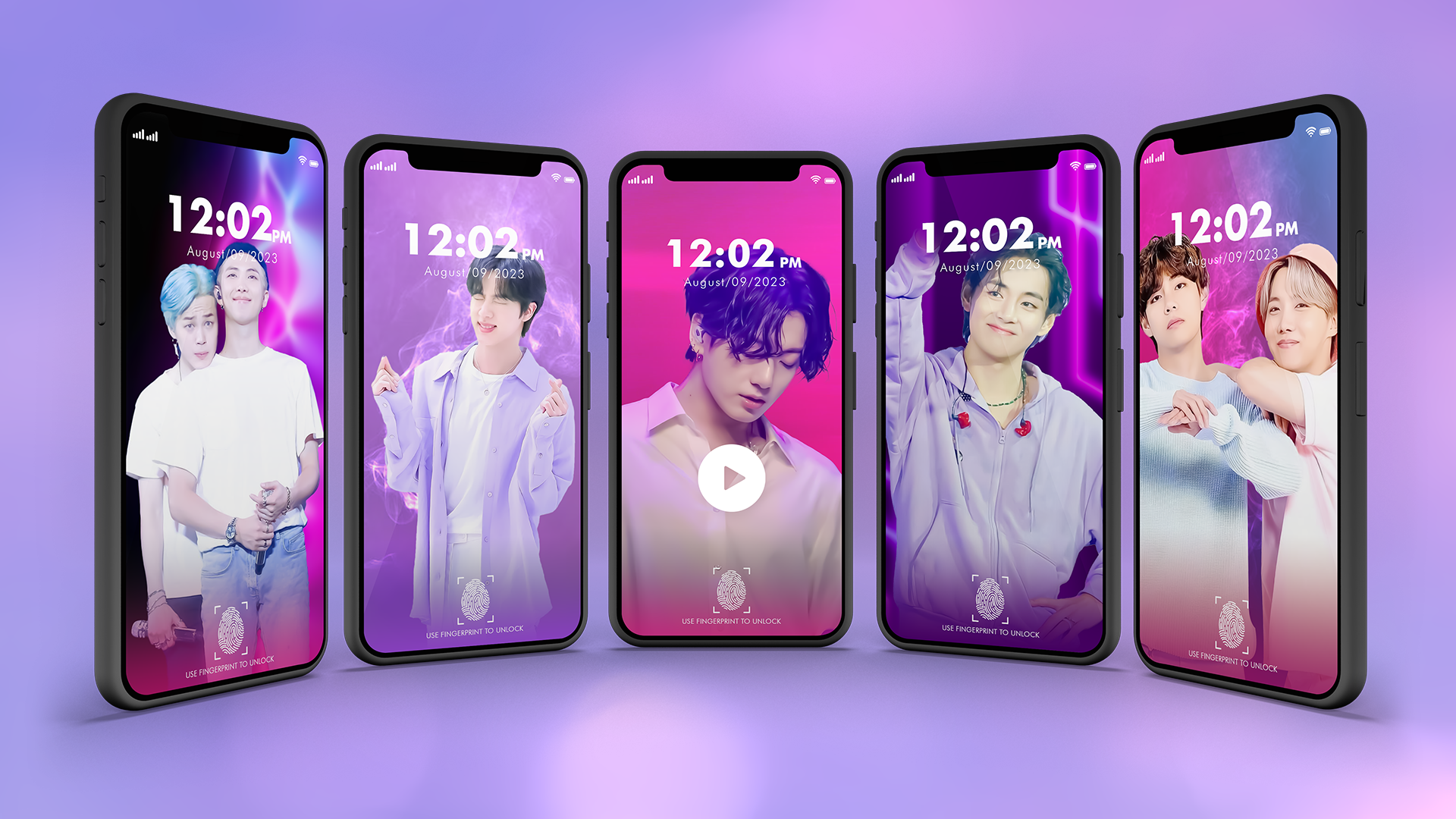 اسکرین شات 7 برنامه BTS Video live wallpaper Hd