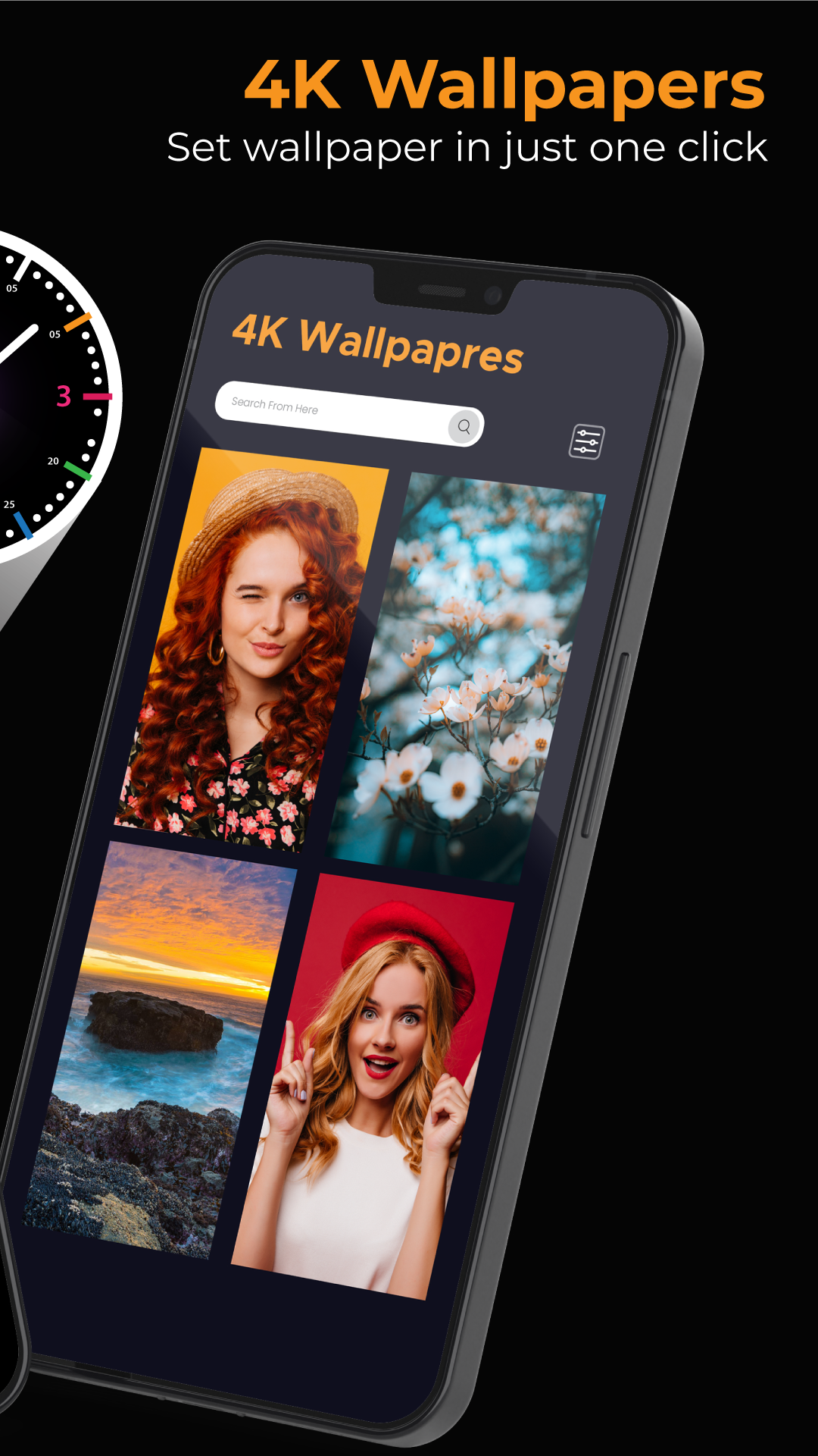اسکرین شات 4 برنامه Lock Screen Smart Night Clock