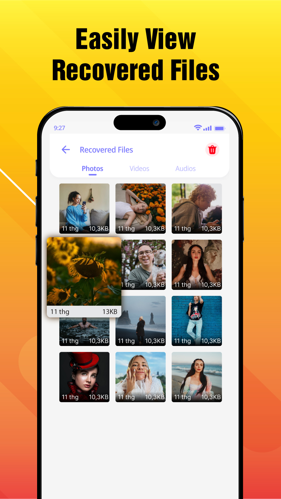 اسکرین شات 5 برنامه Photo Recovery: File Recovery