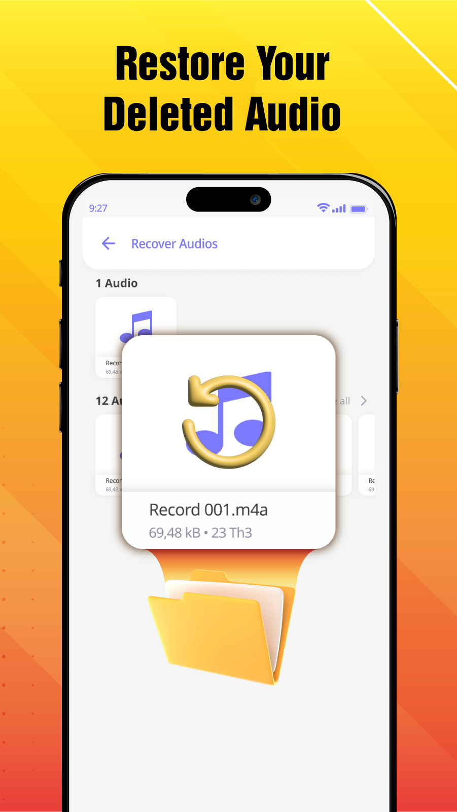 اسکرین شات 3 برنامه Photo Recovery: File Recovery
