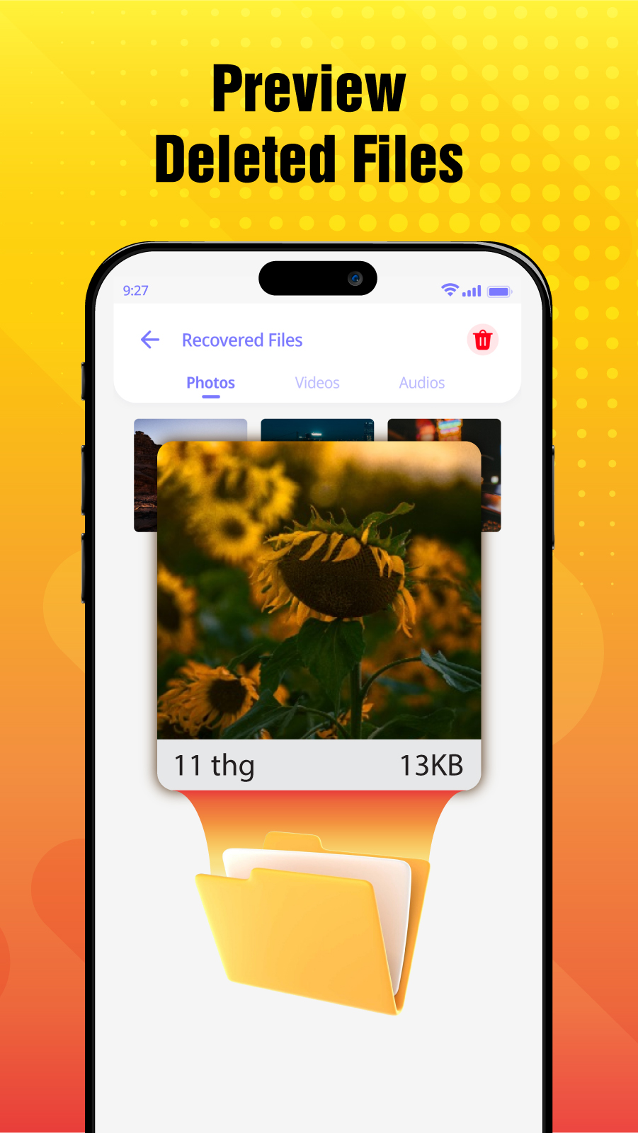 اسکرین شات 6 برنامه Photo Recovery: File Recovery