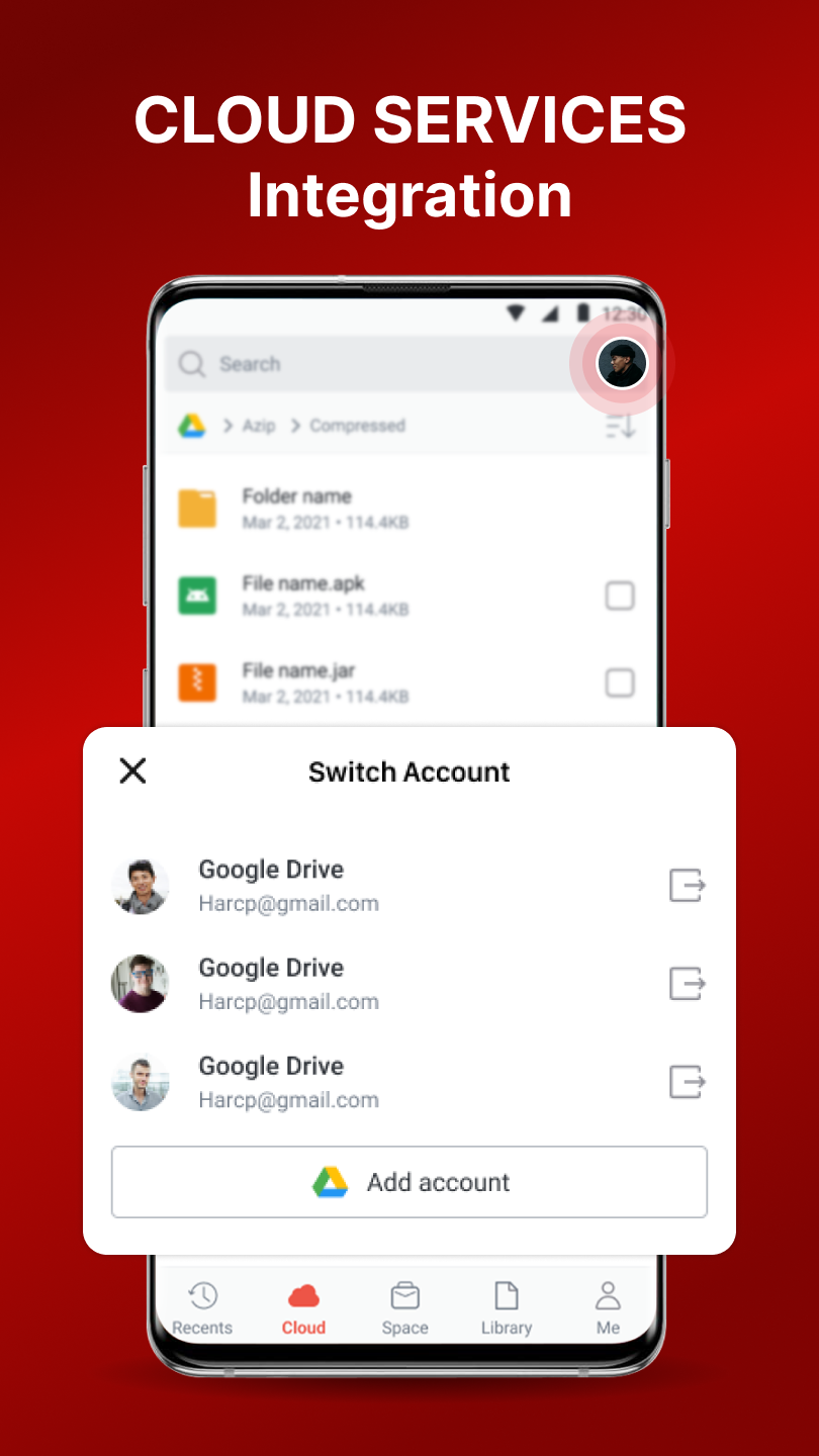 اسکرین شات 4 برنامه AZIP Master: ZIP / RAR, Unzip