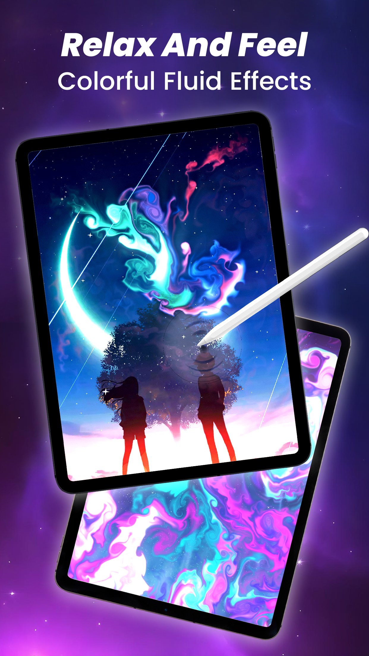اسکرین شات 5 برنامه Fluid Magic: 3D Live Wallpaper