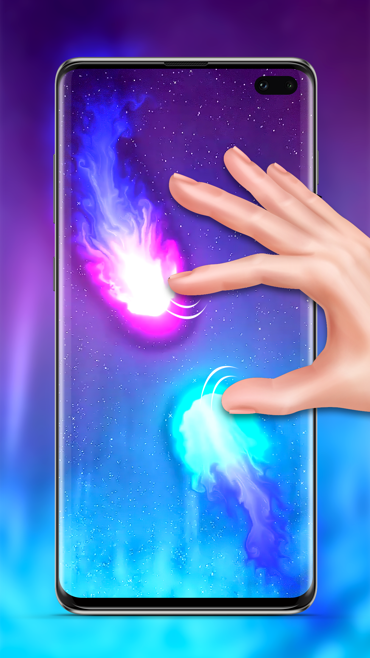 اسکرین شات 2 برنامه Fluid Magic: 3D Live Wallpaper