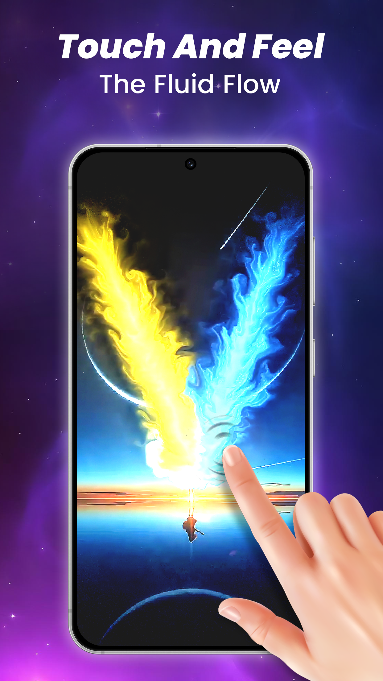 اسکرین شات 2 برنامه Fluid Magic: 3D Live Wallpaper
