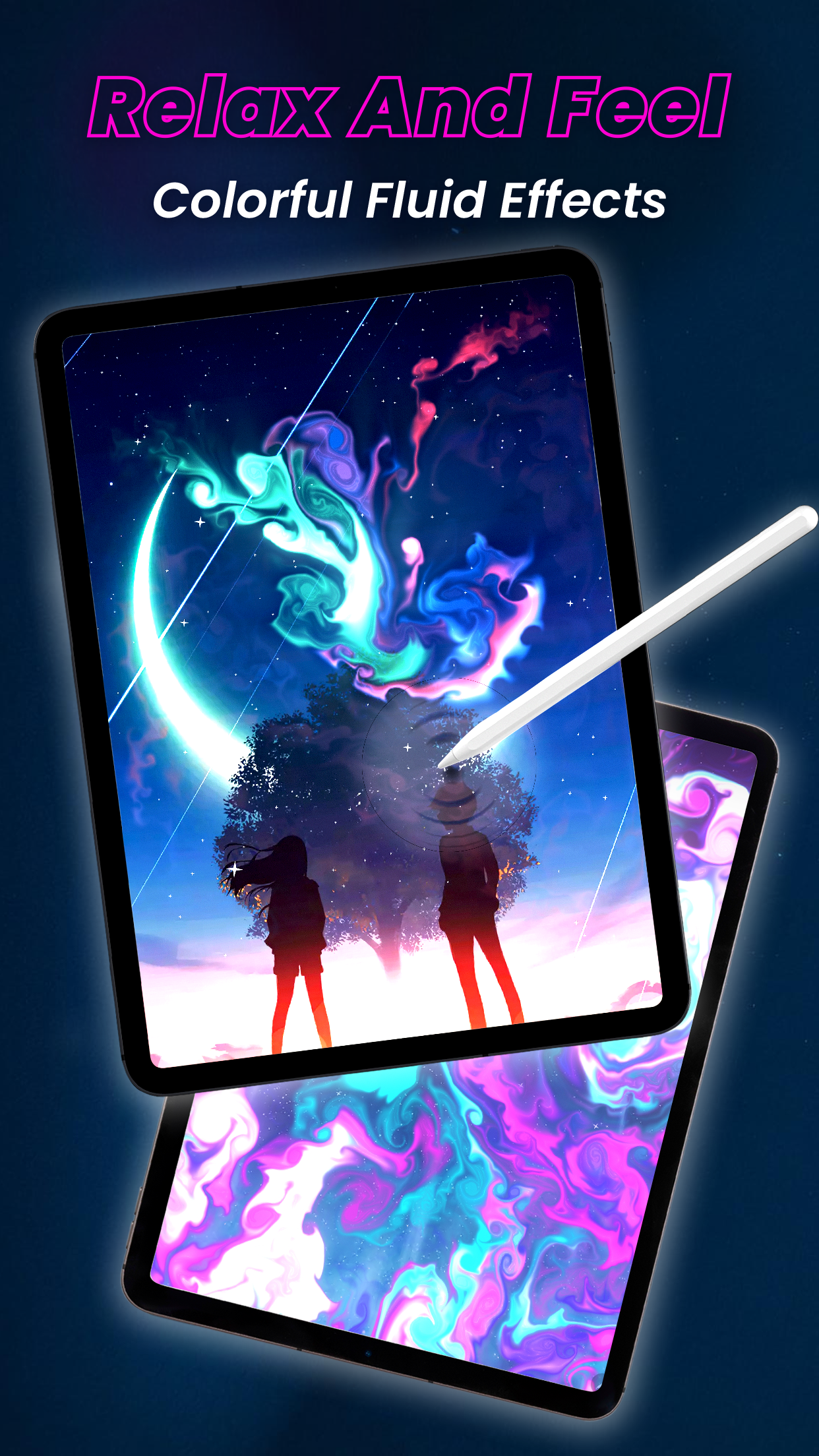 اسکرین شات 5 برنامه Fluid Magic: 3D Live Wallpaper