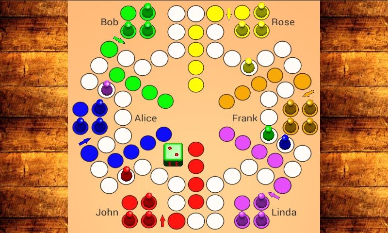 اسکرین شات 1 بازی Ludo 3D Online