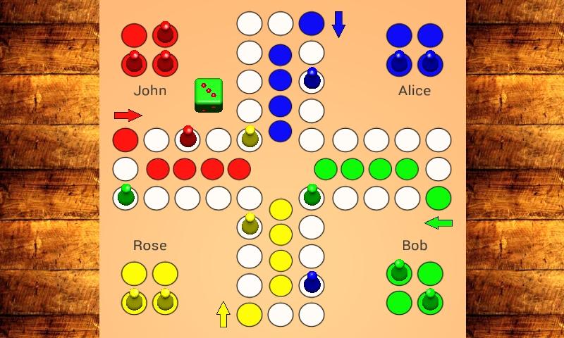 اسکرین شات 2 بازی Ludo 3D Online