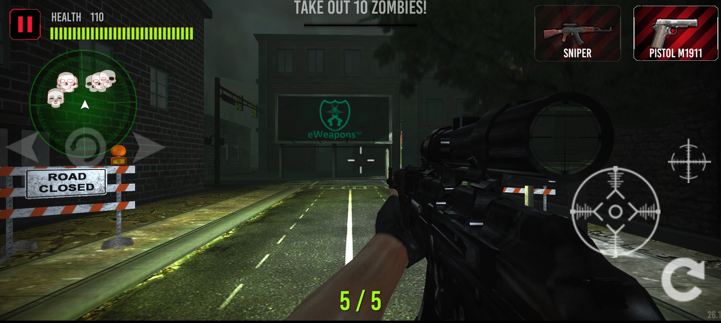 اسکرین شات 6 بازی aZombie: Dead City | FPS Game