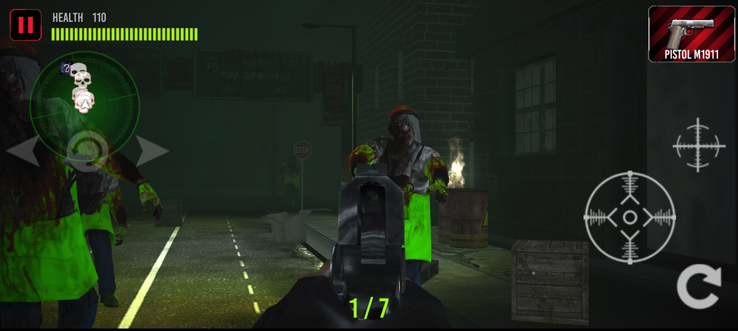 اسکرین شات 4 بازی aZombie: Dead City | FPS Game