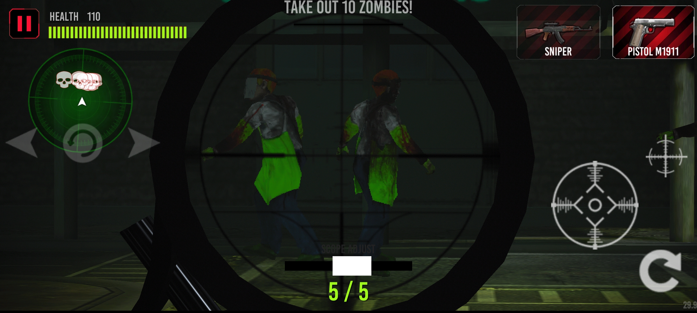 اسکرین شات 7 بازی aZombie: Dead City | FPS Game