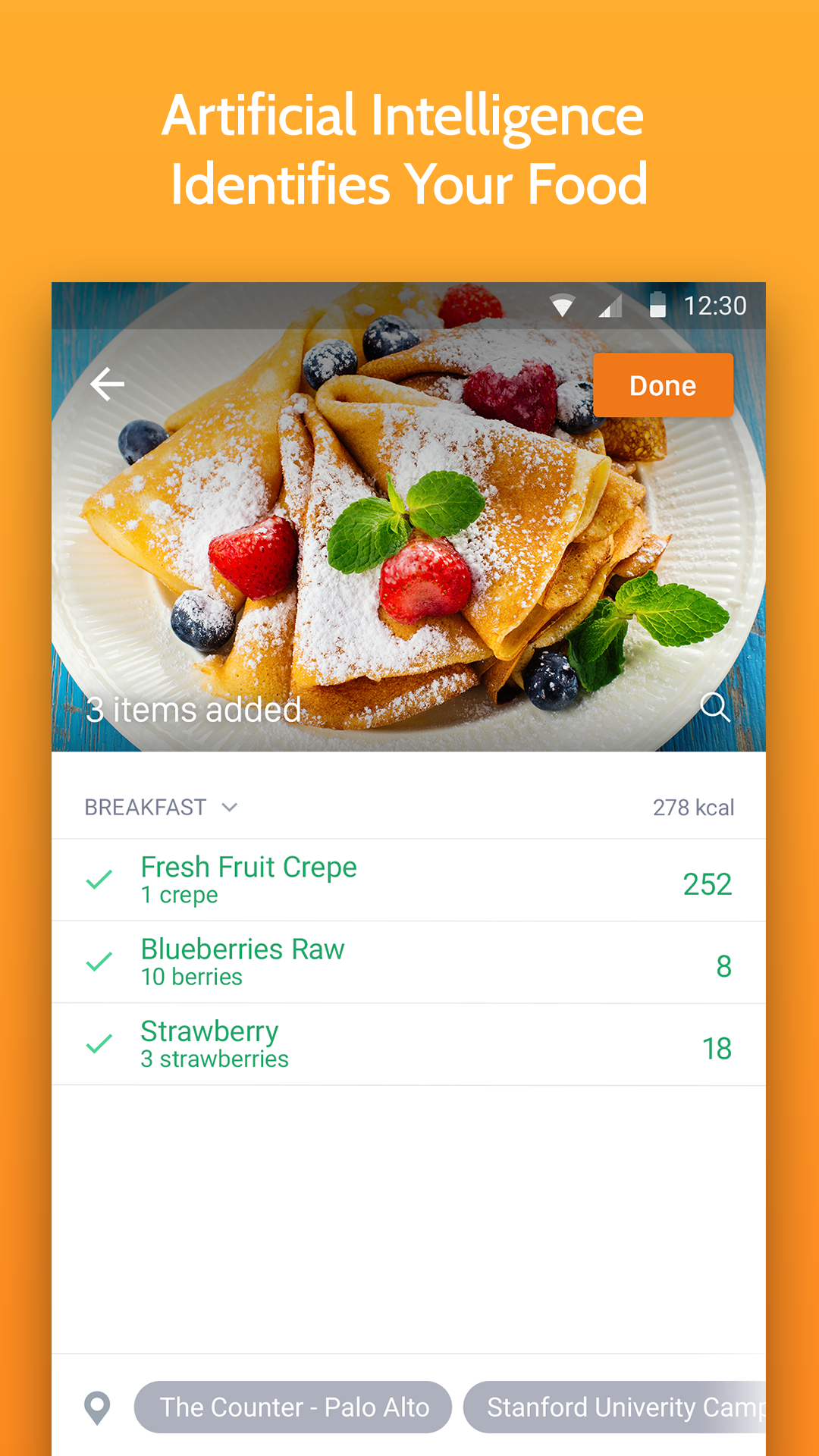اسکرین شات 2 برنامه Calorie Mama AI: Meal Planner