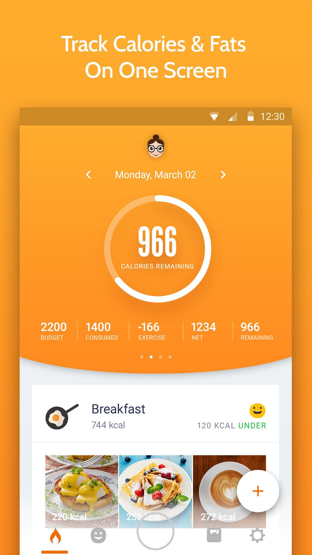 اسکرین شات 3 برنامه Calorie Mama AI: Meal Planner