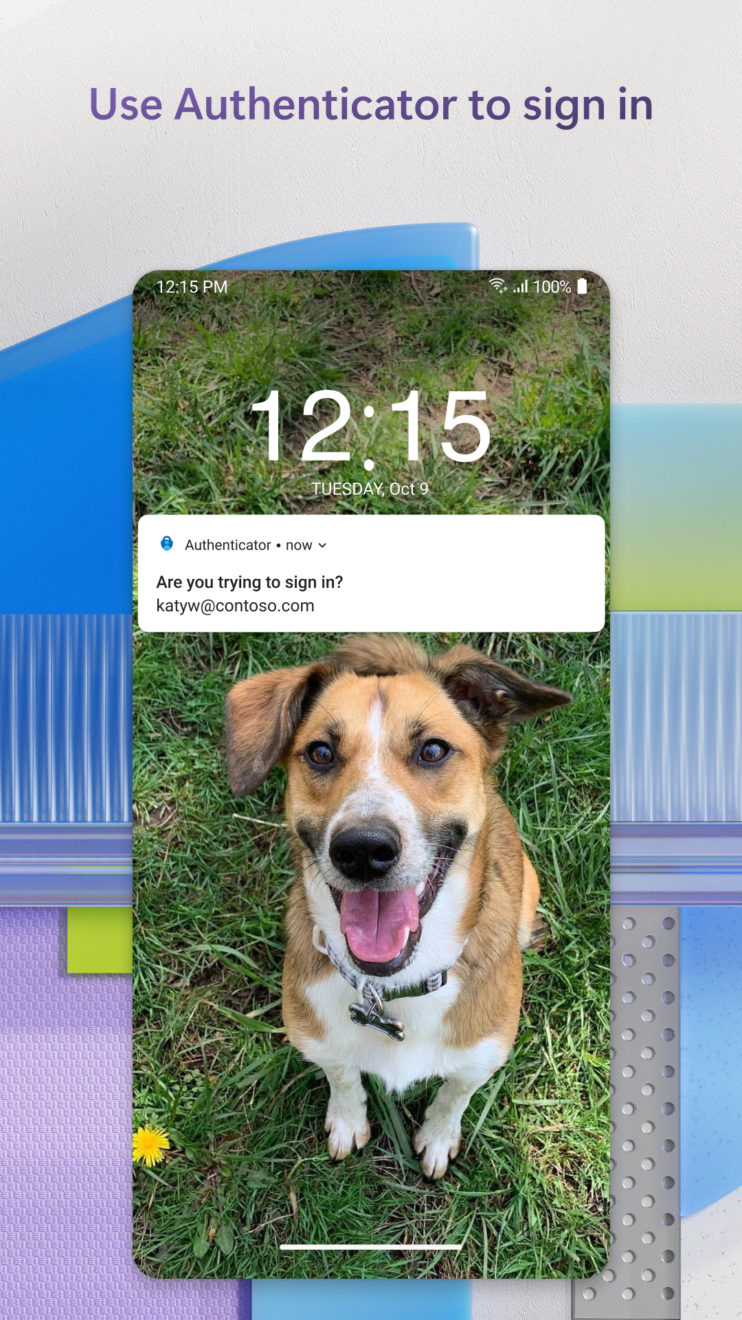 اسکرین شات 3 برنامه Microsoft Authenticator