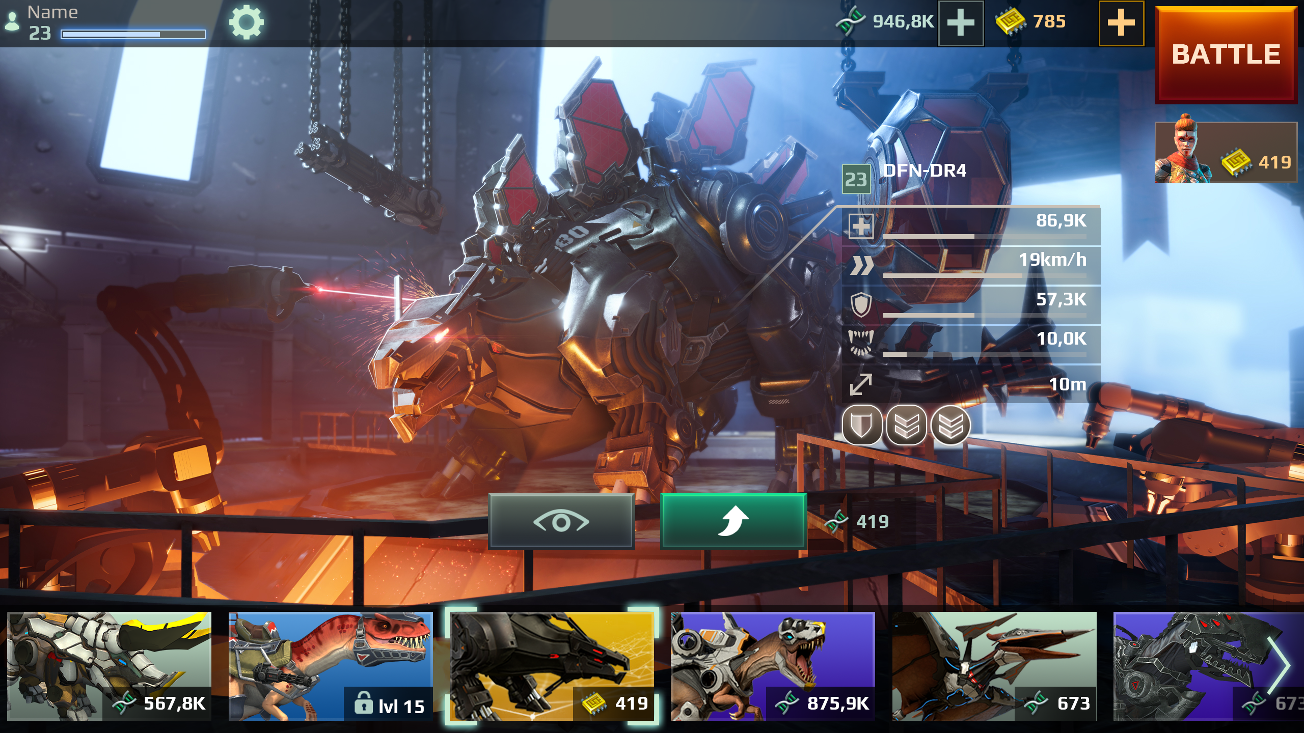 اسکرین شات 6 بازی Jurassic Monster World