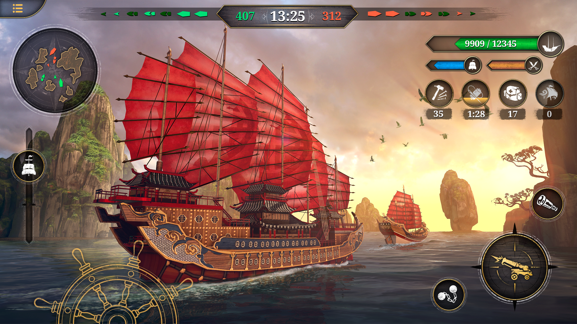 اسکرین شات 4 بازی King of Sails: Ship Battle