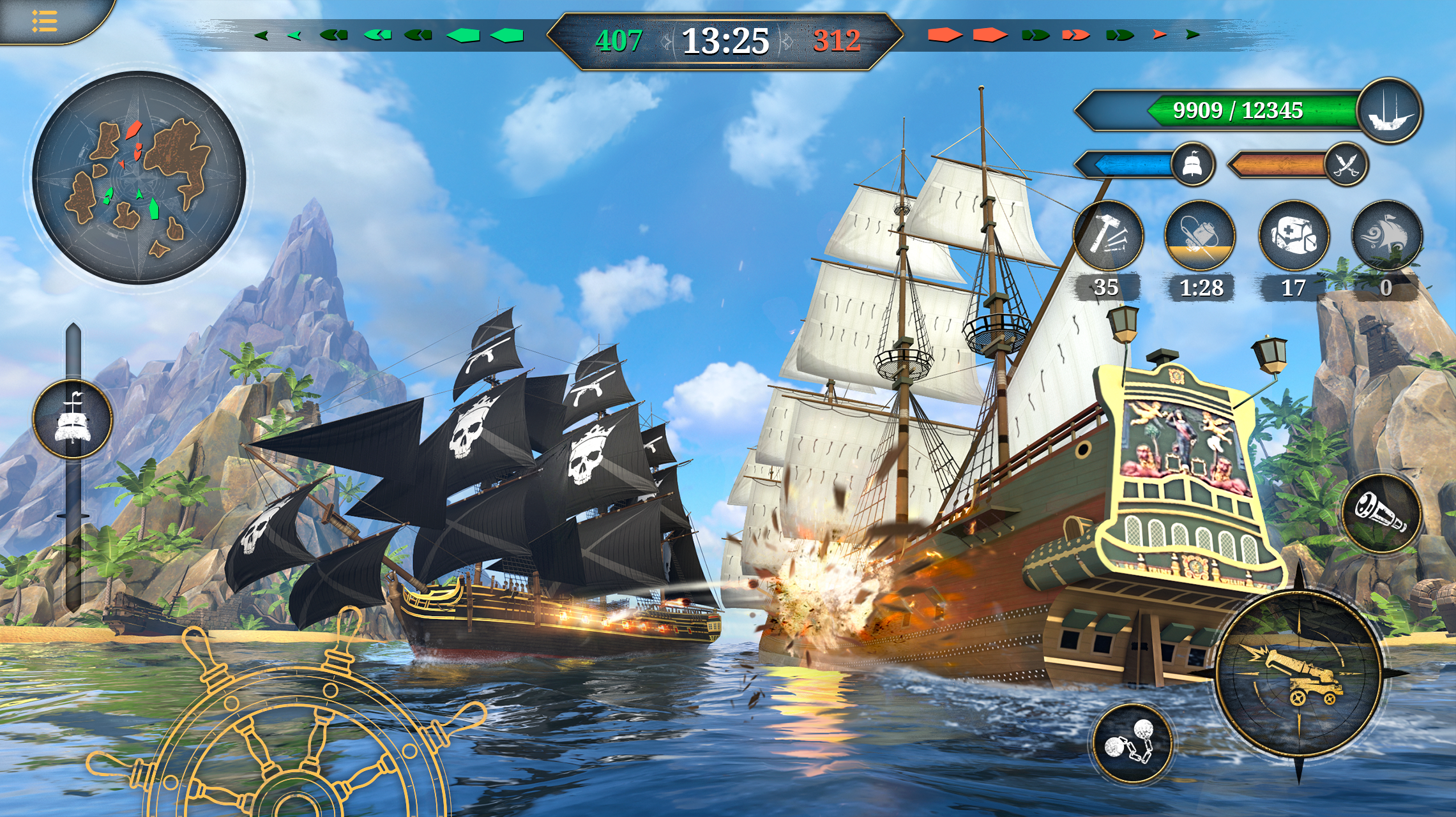 اسکرین شات 5 بازی King of Sails: Ship Battle