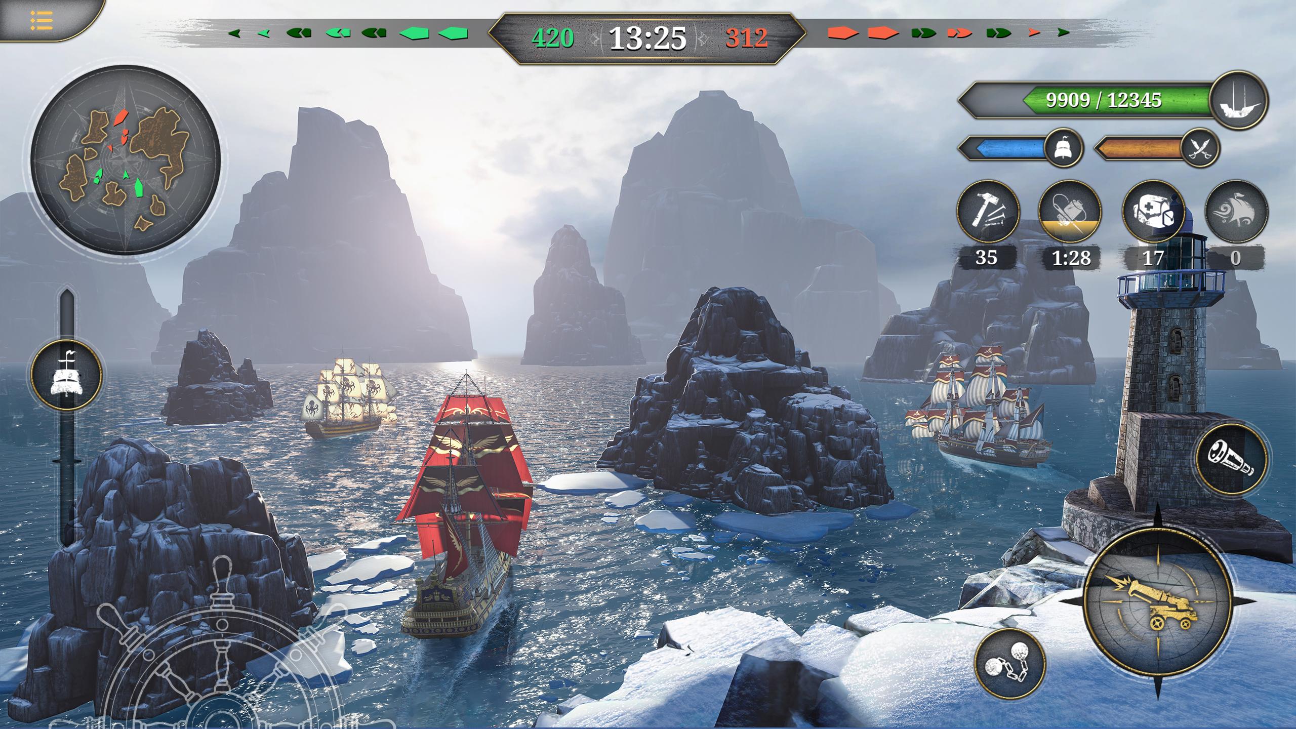 اسکرین شات 2 بازی King of Sails: Ship Battle